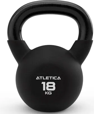 Produktbild von ATLETICA Kettlebell | 18kg | hochwertiger Look & Feel | doppelt Neopren beschichtet