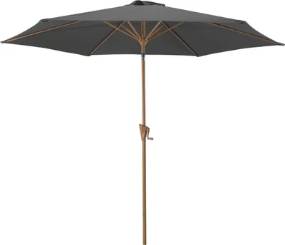 Zdjęcie produktu dla ROJAPLAST Parasol drewniany uchylny Ø 300 cm szary 607/304