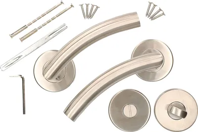Zdjęcie produktu dla KOTARBAU® Zestaw rozet 130 mm INOX C Zestaw WC Uniwersalny