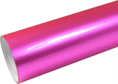 Produktbild von (9,86€/m²) Rapid Teck® Premium Candy Hochglanz Pink Autofolie 152 cm Breite Laufmeterware selbstklebende Folie mit Luftkanälen Auto Folie
