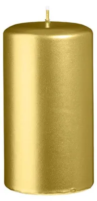 Produktbild von Stumpenkerzen Italiengold 130 x Ø 70 mm, 6 Stück