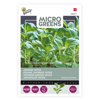 Obrázok produktu pre Buzzy Microgreens semienka japonského tatsója - cca 1 gr | Buzzy_080337