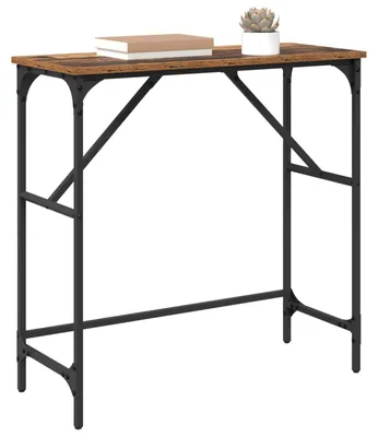 Obrázok produktu pre vidaXL Konzolový stolík z regenerovaného dreva 75 x 32 x 75 cm materiál na báze dreva