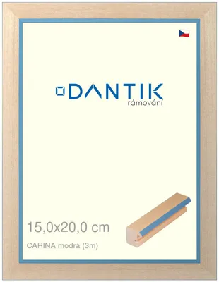 Obrázok produktu pre Rám DANTIK 15x20 | CARINA blue (Glass Clear)