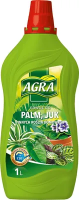 Obrázek produktu pro Hnojivo pro palmy, juky, dracény a další pokojové rostliny AGRA 1L