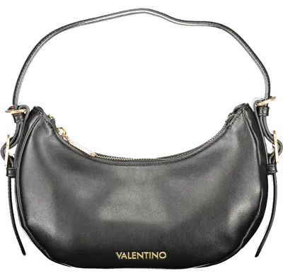 Produktbild von Elegante schwarze Damenschultertasche aus recyceltem Material