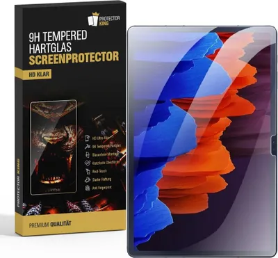 Produktbild von 2x 9H Panzerglas für Samsung Galaxy Tab S8 Plus Displayschutz Schutzglas Panzerfolie Schutzfolie Hartglas Displayglas Tempered Glasfolie Sicherheitsglas Echtglas