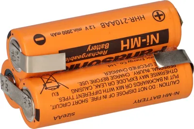 Produktbild von 3,6V 2080mAh Akkupack Mignon AA Ni-MH HHR210AA Lötfahne