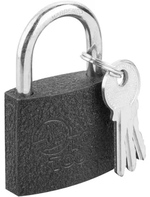 Produktbild von 40-mm-Vorhängeschloss, 3 Schlüssel