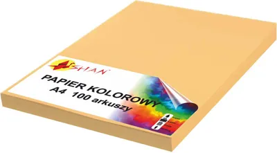 Immagine prodotto di Carta colorata A4 120g giallo camoscio 100 fogli