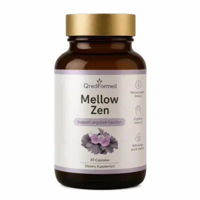 Obrázok produktu pre Mellow Zen – Denná podpora kognitívnej pohody a výživy – 30 kapsúl