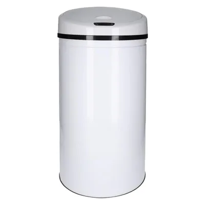 Produktbild von Automatischer Mülleimer mit Sensor 40 Liter - rostfreier Abfalleimer mit Bewegungssensor und Klemmring für Müllbeutel - automatisches Öffnen/Schließen