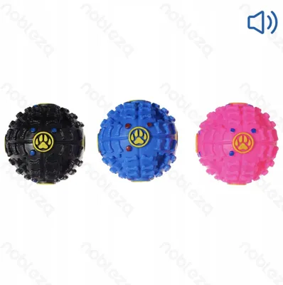 Imagen del producto de Nobleza, pelota de vinilo para perros, 7 cm