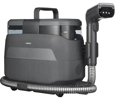 Immagine prodotto di MEDION E10 UC, pulitore a vapore multifunzione per tappezzeria, con aspirapolvere integrato e accessori per la pulizia dei vetri - 750 W