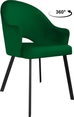 Obrázok produktu pre Samotočivé kreslo Velvet, čierna podnož MG25