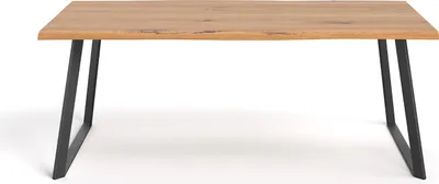 Image de Table Delta style loft, 200x100 cm, bois massif