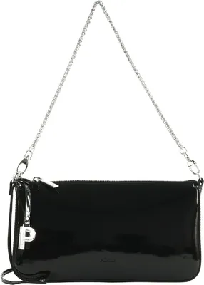 Produktbild von PICARD Leder Schultertasche Umhängetasche Auguri Shoulderbag Black - Lack schwarz