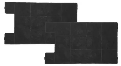 Produktbild von Sparset 2 Stk. Aktivfilter für Amica KF 17149 Dunstabzugshaubenzubehör Kohlefilter für KH 17178, 17179 E, schwarz