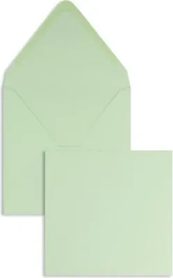 Produktbild von Briefumschläge 140x140mm 120g/qm gummiert VE=100 Stück mint