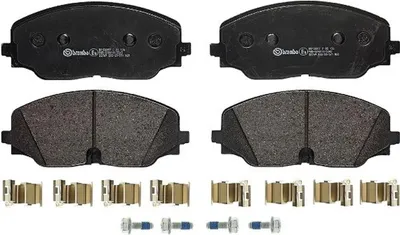 Produktbild von Bremsbelagsatz Scheibenbremse 19 mm BREMBO passend für VW ATLAS