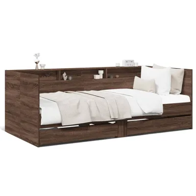 Obrázok produktu pre vidaXL Denná posteľ so zásuvkami bez matraca 75x190 cm