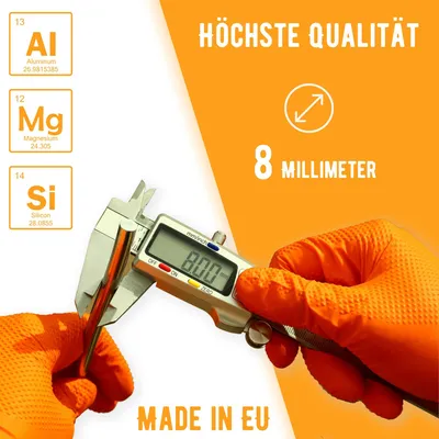 Produktbild von Haus-Held Aluminium Runddraht AlMgSi, Durchmesser 8 mm, Länge 85 m, Blitzschutz PV