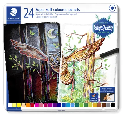 Produktbild von STAEDTLER 149C super weicher Farbstift Metalletui mit 24 Farben