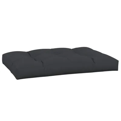 Image de Coussin de palette noir 120x80x12 cm tissu