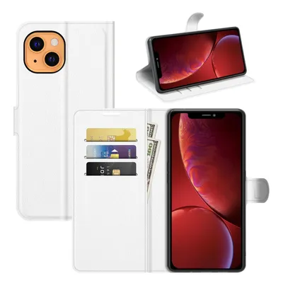 Immagine prodotto di Custodia protettiva per Apple iPhone 13, custodia a libro, bianca