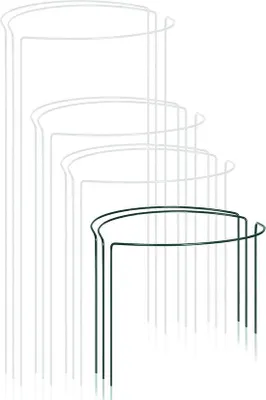Produktbild von Famanu Pflanzenhalter für Blumen, Kletterpflanzen und Stauden - grün, 3er Set