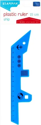 Obrázek produktu pro Plastové pravítko Loď 15 cm Starpak 491025