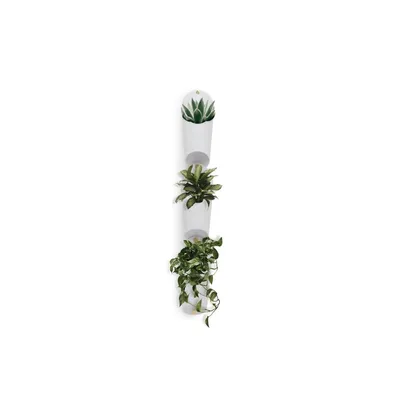 Produktbild von 1010224-660 - FLORALINK - Gefäße für die Wand (auch für Pflanzen geeignet), weiß