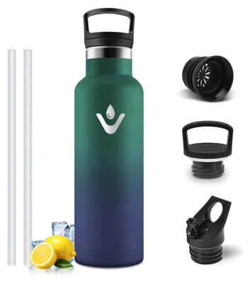 Produktbild von Mulbijeo Thermosflasche, BPA-Frei 500 ML, Trinkflasche Edelstahl, Auslaufsichere