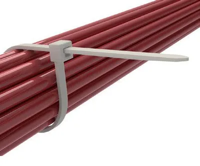 Obrázok produktu pre Káblové pásky 10 cm x 2,5 mm strieborné (100.)