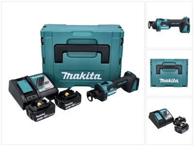 Produktbild von Makita DCO 181 RFJ Akku Rotationsschneider 18 V 32000 U/min Brushless + 2x Akku 3.0 Ah + Ladegerät + Makpac