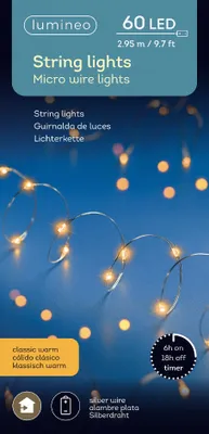 Productafbeelding van Stripsverlichting met 60 LED's, warm wit