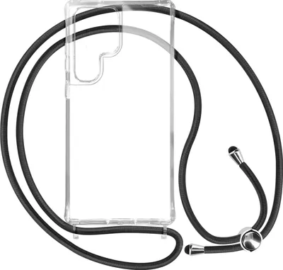 Produktbild von Avizar, Schutzhülle mit Nylonkette (90cm) für Samsung Galaxy S23 Ultra, Transparent