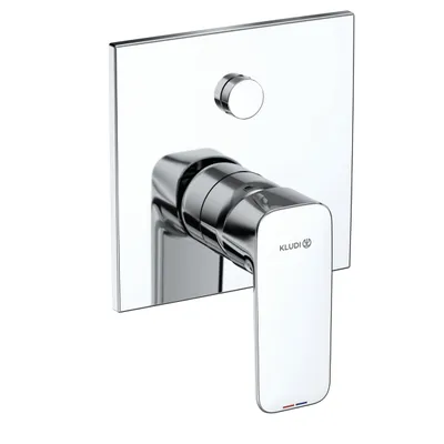 Immagine prodotto di Kludi Pure & Style Set EHM a pressione per vasca/doccia con unità funzionale, cromato, 1 pezzo.