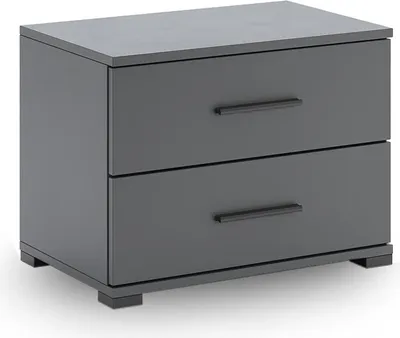 Zdjęcie produktu dla SZAFKA NOCNA Della szara 2 SZUFLADY płyta laminowana