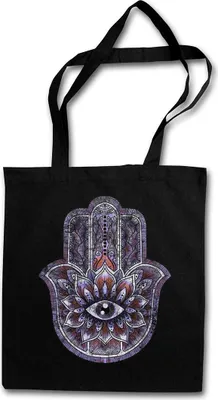 Produktbild von Urban Backwoods Hamsa, Stofftasche, Farbe: Schwarz