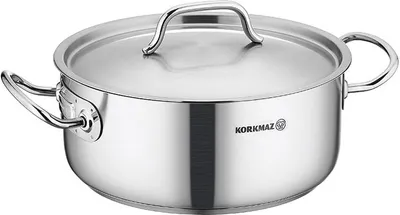 Image de Cocotte en acier inoxydable Proline 24x10cm 4,5l