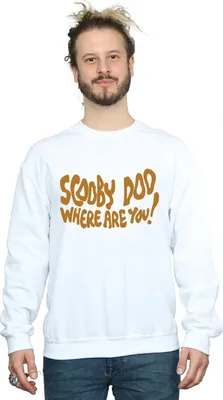 Produktbild von Scooby Doo - "Where Are You" Sweatshirt für Herren BI44073 (L) (Weiß)