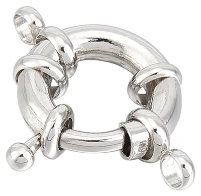 Federringverschluss 925 Silber 14 mm – 1 Stück