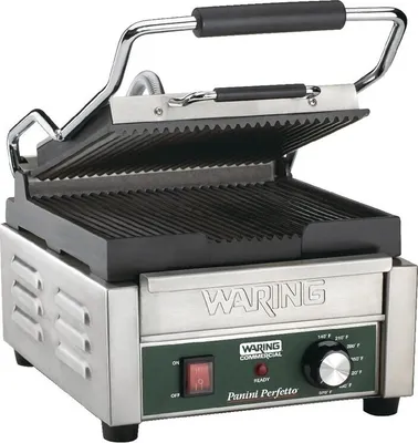 Produktbild von Waring Kontaktgrill WPG150K - gerillt - Grill - 23,5(H) x 29,2(B) x 39,4(T)cm