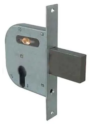 Zdjęcie produktu dla ZAMEK WSUWANY DO BRAM, ART. 42032 CISA E50 – Obudowa 84,5 x 95 mm