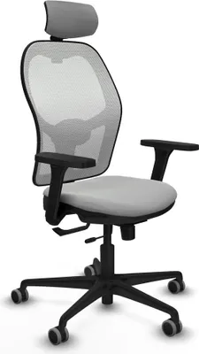 Image de Chaise de bureau avec appui-tête Jorquera Piqueras y Crespo 3D036G2 Gris clair