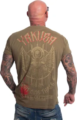 Produktbild von Yakuza Herren Outside Regular T-Shirt, Burnt Olive, S