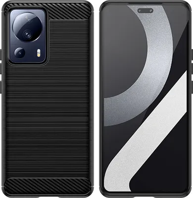 Produktbild von Handyhülle Cover Handy Schutzcase Schutzhülle Für Xiaomi 13 Lite Carbon Hülle Schwarz