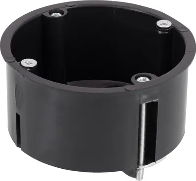 Produktbild von Abzweigdose Universell Einbau in Rigipsplatte Ø72x48 mm Schwarz