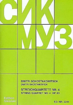 Produktbild von Streichquartett Nr.4 op.83